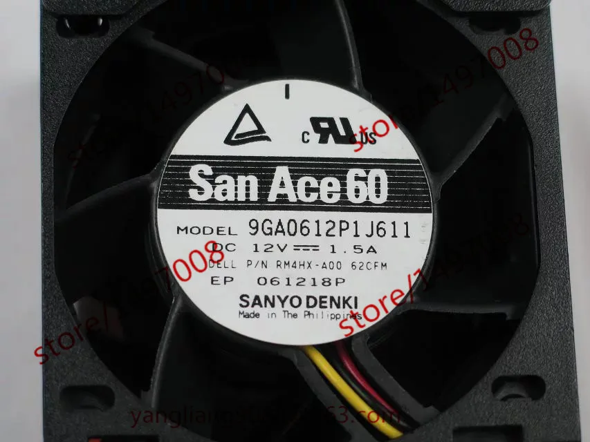 Вентилятор для охлаждения сервера SANYO DENKI 9GA0612P1J611 DC 12 В 1 5a 60x60x25 мм | Компьютеры и