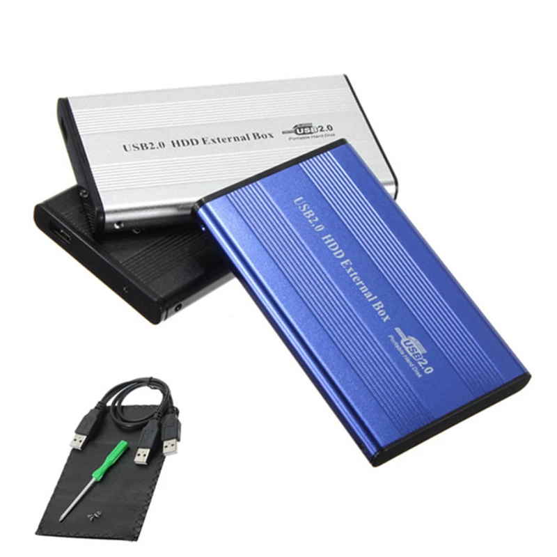 Стандарт USB 2,0 2,5 ''44 Pin IDE HD жесткий диск HDD Внешний чехол Корпус коробка Pro Универсальный для Mac OS ноутбук ПК