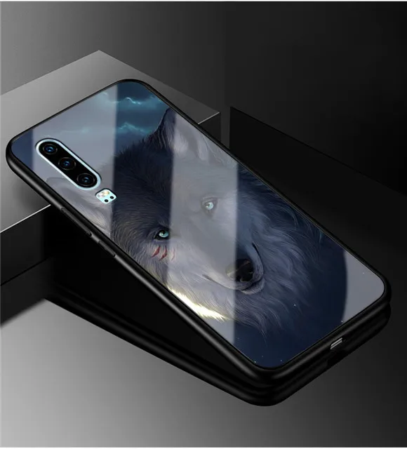 1 E для huawei P30 чехол P 30 стеклянный жесткий чехол для huawei P30 Pro Чехол P30Pro закаленный крутой модный для huawei P30 Lite P30Lite - Цвет: 1