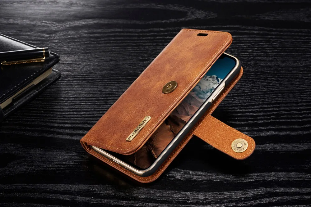 DG. MING кожаный чехол для Apple iphone X, чехол для Coque iphone X, чехол-книжка, кошелек, чехол для телефона s для Apple X iphone X