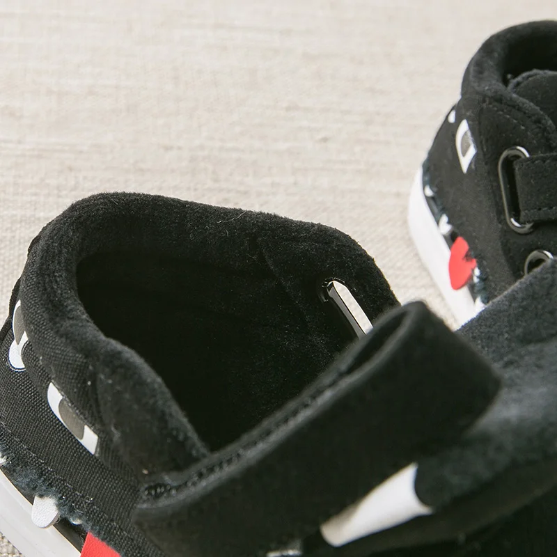 DB11908 Dave Bella spring autumn unisex baby canvas shoes new born girl boy casual black | Мать и ребенок