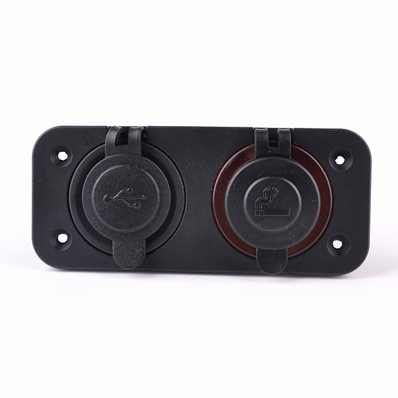 IZTOSS 12 V автомобильный прикуриватель от зажигания + двойной USB 5 3.1A мотоцикл