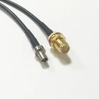 new rp sma female jack nut switch ts9 male straight pigtail cable rg174 wholesale 20cm 8 adapter