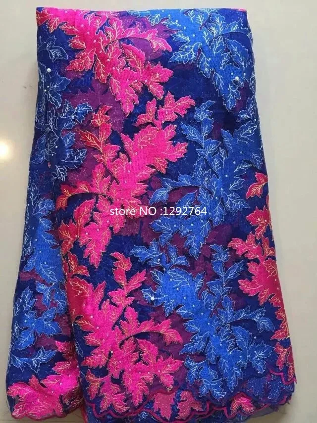 Последние прибытия Популярные Тюль кружевной ткани Французский Шнурок Горячий