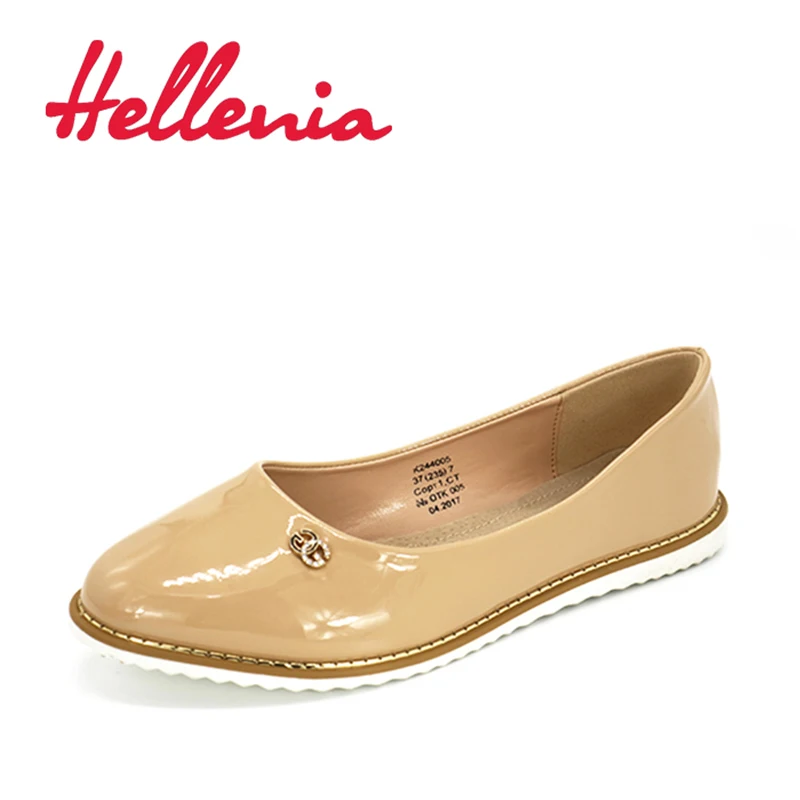 Туфли Hellenia женские на плоской подошве мягкие повседневные лоферы из