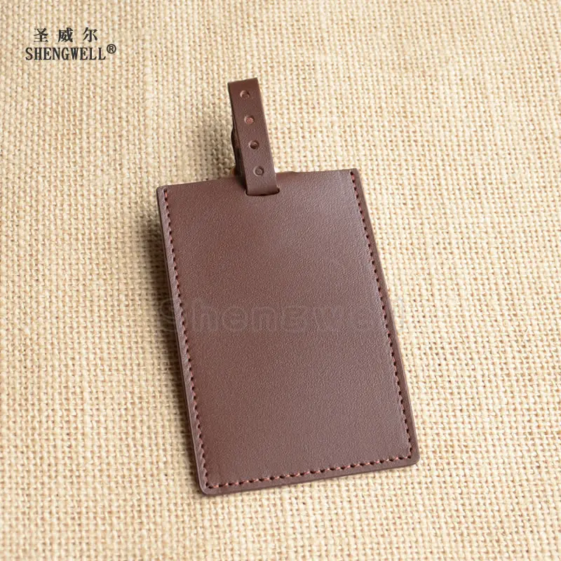 100% коровья кожа багажная бирка ключ-карта для гостиницы бирки Вертикальный стиль