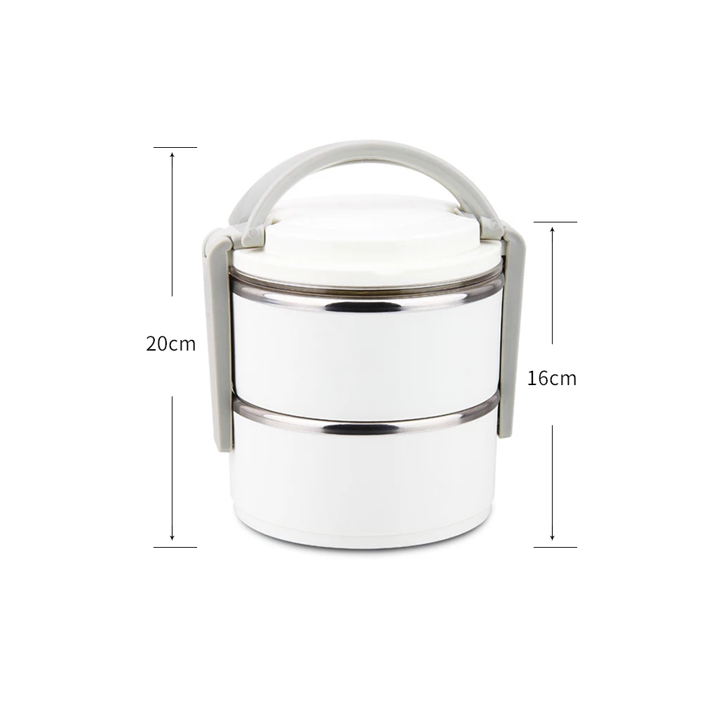 1400 мл двухслойная японская коробка Bento из нержавеющей стали градиентный цвет