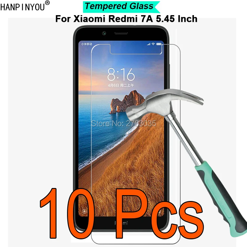 10 шт./лот для Xiaomi Redmi 7A 5 45 &quot9H твердость 2.5D ультра тонкая закаленная защитная