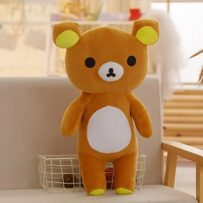 1 шт. Kawaii Большой коричневый в японском стиле Rilakkuma плюшевые игрушки животные