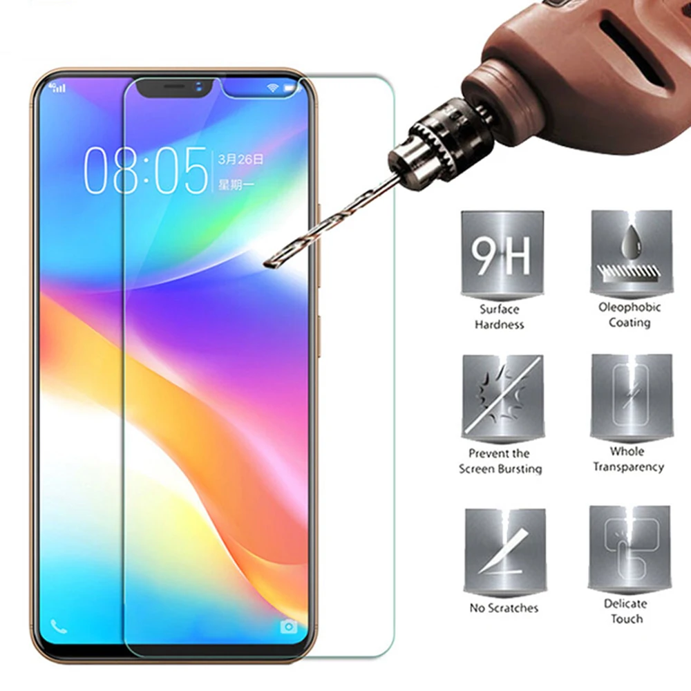 Защита для vivo v9 Защитное стекло экрана y81 viv 9 o ne y 81 nex s xs nexs Y17 y5 Y13 Lite Y91C U1 | Мобильные