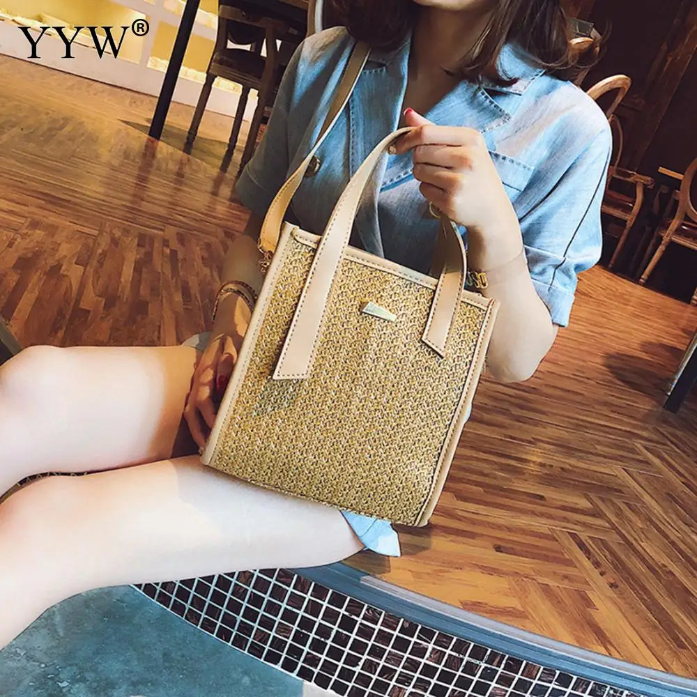 

PU Leather Vintage Handbag Ethnic Large Capacity Shoulder Bag Soft Surface Female Handbags Softbag Young Girl Casual Women'S Bag
