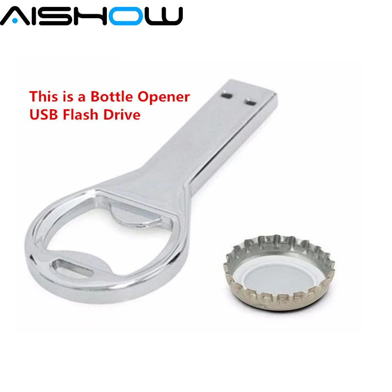 Горячая распродажа пива открывалка для бутылок цепочка ключей usb флеш-накопитель