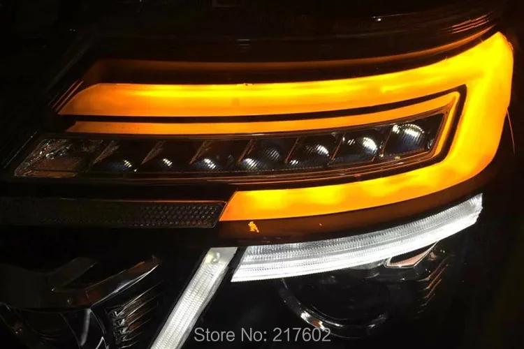 Для Nissan Patrol Infiniti QX56 светодиодный фар 2014 V2 с поворотник светильник автомобильный s
