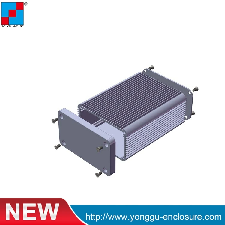 Алюминиевая Экструзионная коробка черного цвета 80*45*115 мм (wxhxl)|extrusion coater|extrusion