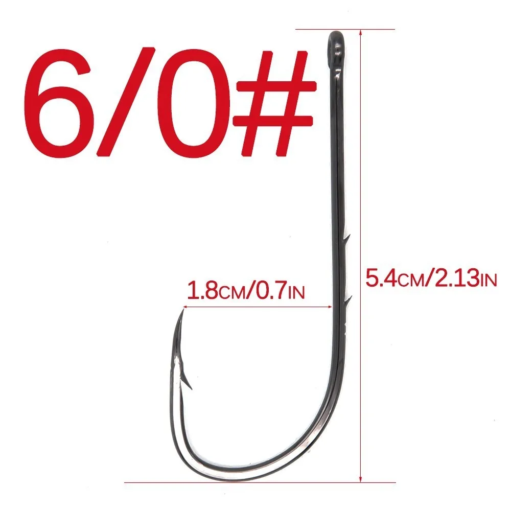 60 50 шт./лот рыболовный крючок с длинным хвостовиком 1#-6/0# из высокоуглеродистой стали Острый колючий офсетный узкий крючок для приманки - Цвет: 60