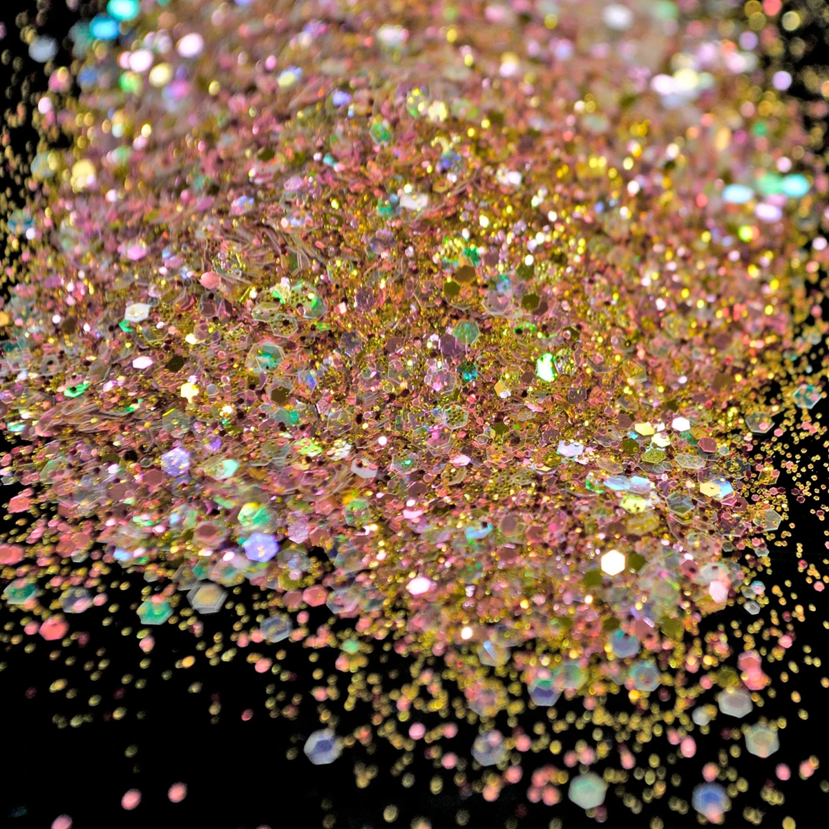 

Clear Gold Pink Art Powder Dust Tip For Women DIY Nail Art Decorations Manicure Tools Mix Shining Nail Glitter Sequins