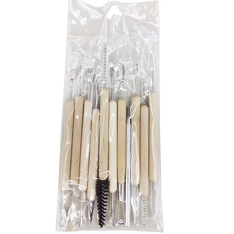 11 шт. инструменты из древесной глины керамическая модель Инструменты полимерной