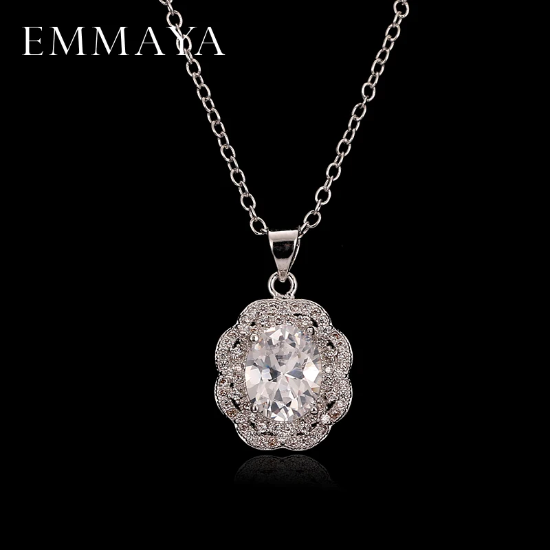 EMMAYA 2017 новые женские ожерелья с кулоном дешевые Cz Ювелирные изделия Прямая