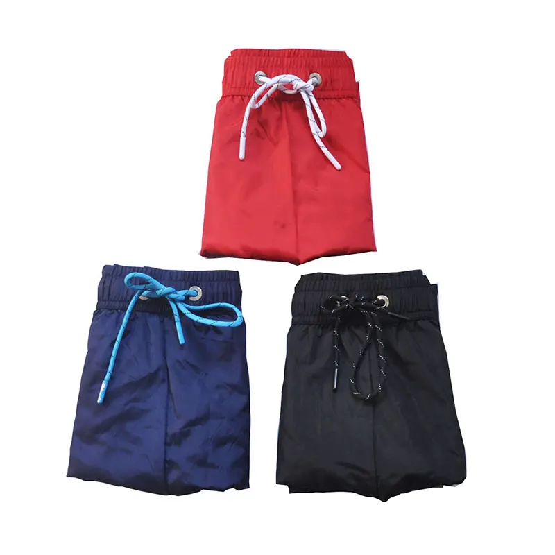 

Pockets Board Shorts Men Swimwear Beach Brand Shorts Running Sport Surfing Shorts Male Summer Solid Color Swimsuit