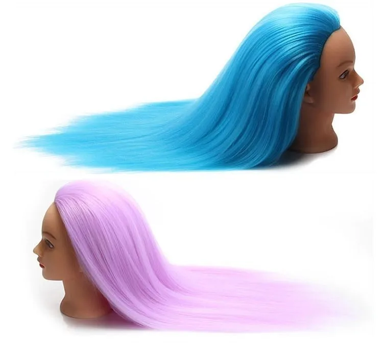 Горячая Распродажа манекен для головы коричневый волос голова парикмахера