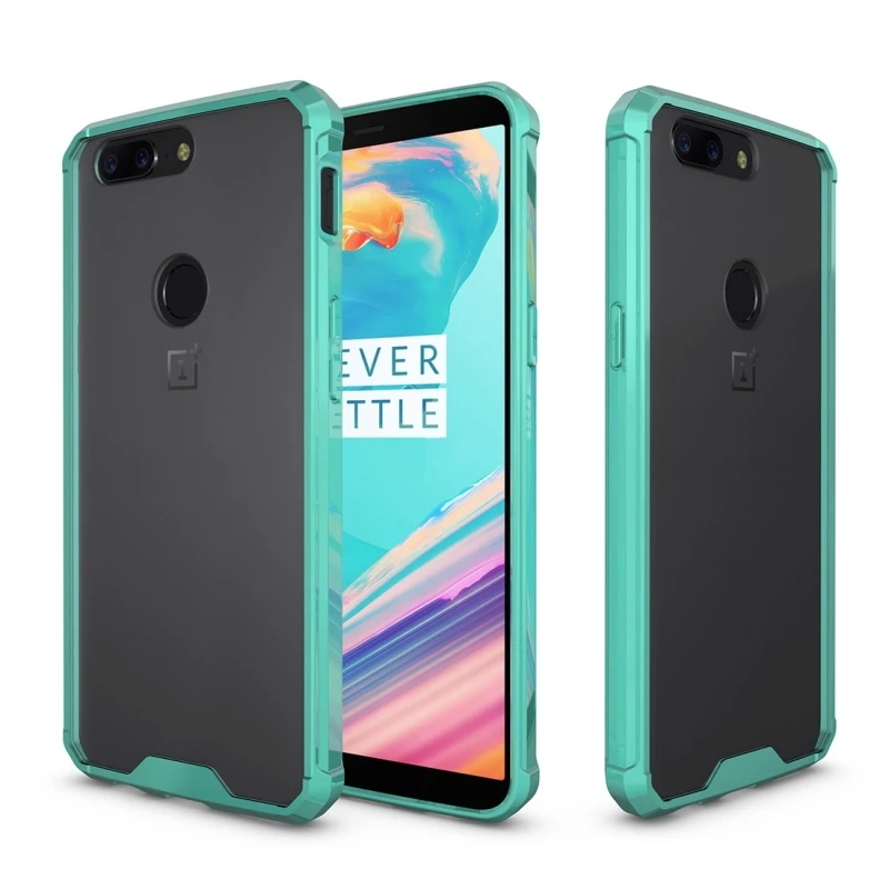 Haweel oneplus 5t чехол из силикона и акрила + ТПУ противоударный прозрачный защитный