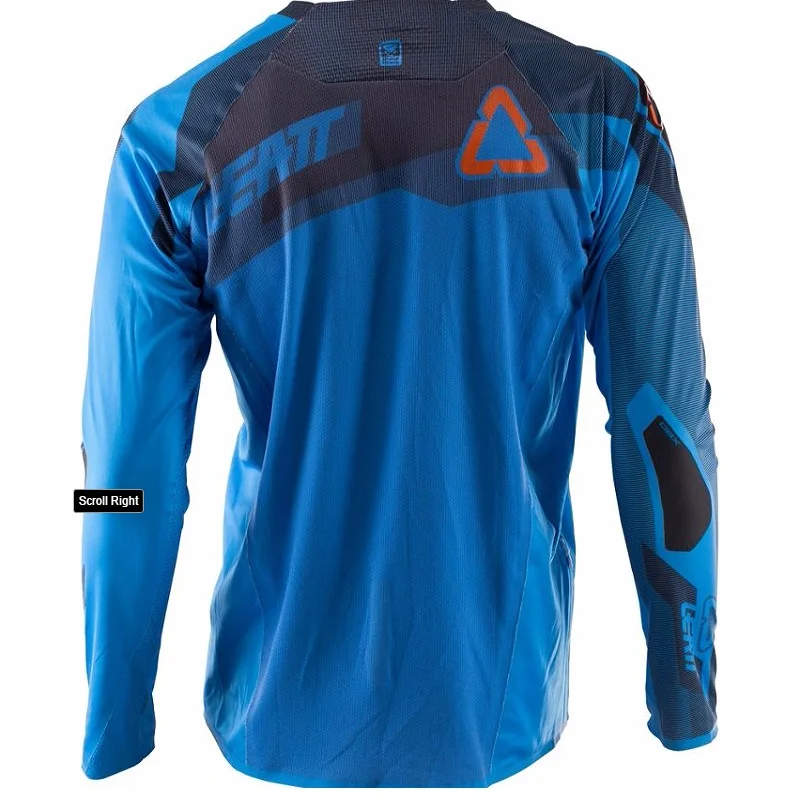 Новинка 2018 синяя футболка Cycing длинный рукав для мужчин мотокросса Джерси гонок DH