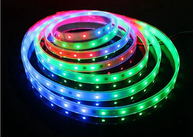KZKRSR 6803 IC Dream Magic Color 5050 цифровая светодиодная лента DC12V 30LED/m IP67 водонепроницаемая
