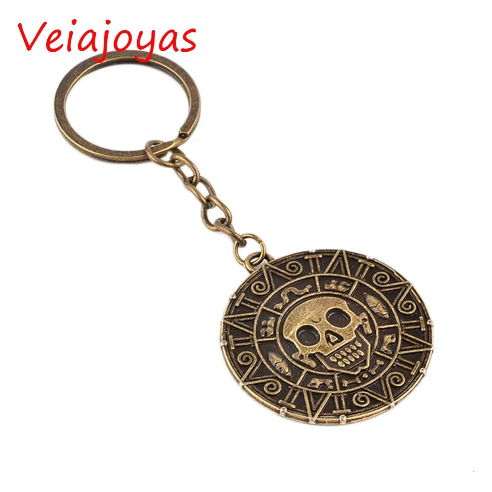 Фильм брелок Пираты Карибского моря 5 мертвых мне Винтаж подвеска череп головы
