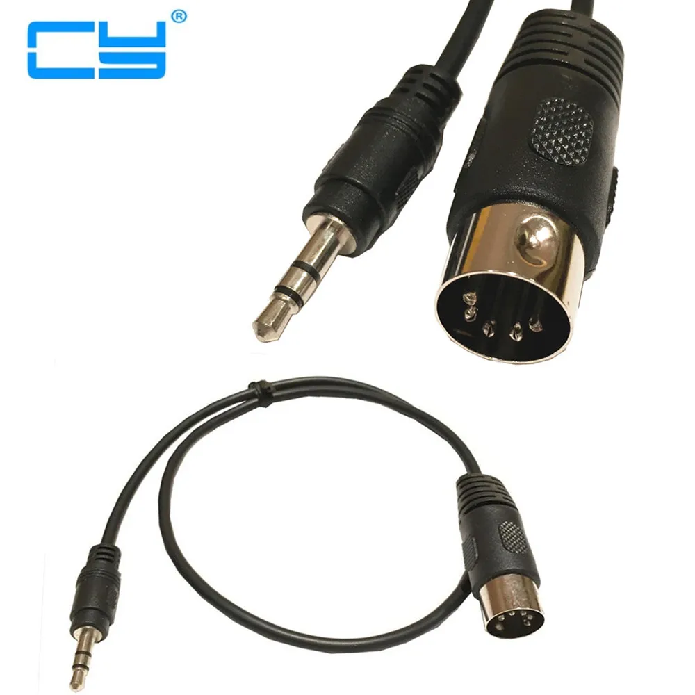 

5 Pin Din Plug To 3.5mm Stereo Jack Plug Audio Cable 0.5m 50cm 1.5m 150cm