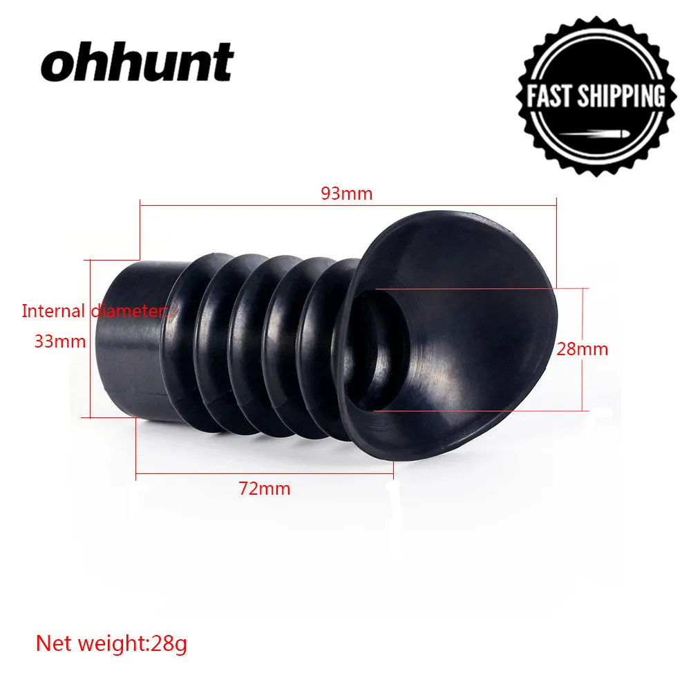 Ohhunt резиновое масштабируемое зрение Охотничья винтовка прицел ночное видение Recoil Eye Protector Eyeshade оптика закрытые глазки - Цвет: Style 5