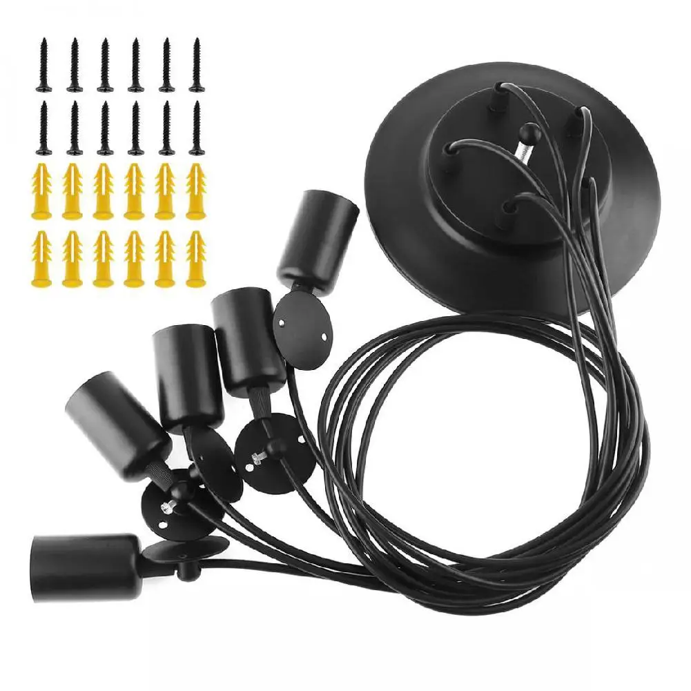 

HiMISS Vintage 8 Light Sources Multi-branch Ceiling Lamp Pendant Living Room Decorative Lighting