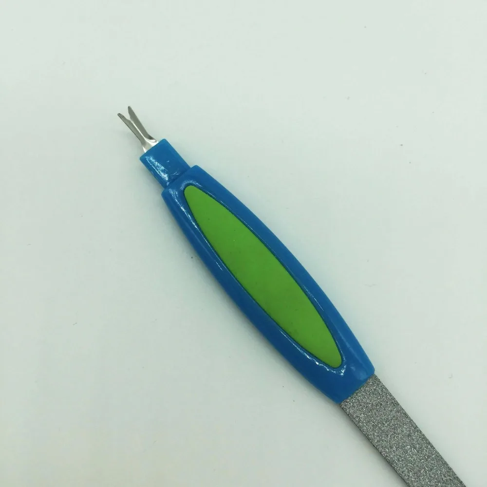 Металлическая пилка для ногтей оптовая продажа 1 шт. двойного использования