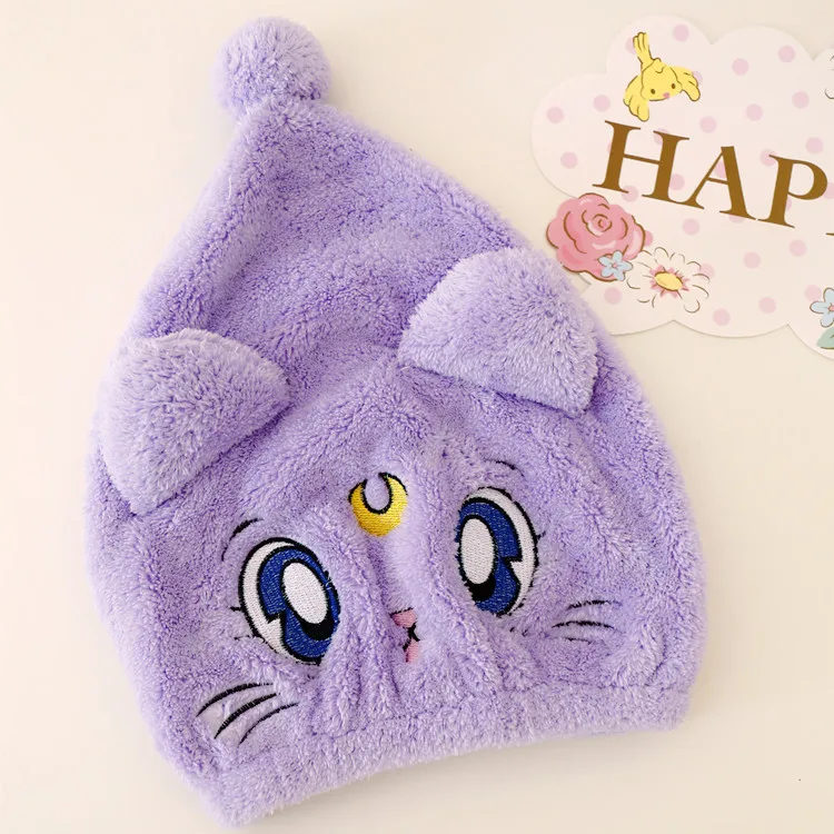 12 Мультфильм милый медведь Даффи stellalou Rabbit с рисунками из мультфильма «My Melody» персонажи Little Twin Stars Луна Wego кролик с длинными ушами сухих волос шапочка для душа - Цвет: 12