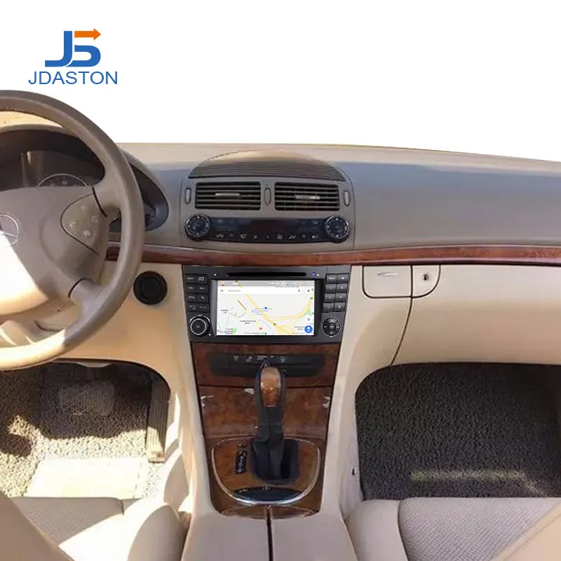 

JDASTON 2 DIN 7 Inch Android 10.0 Car DVD Player For Mercedes Benz W211 CLK W209 CLS W219 octa Cores 4G+64G radio GPS Navigation