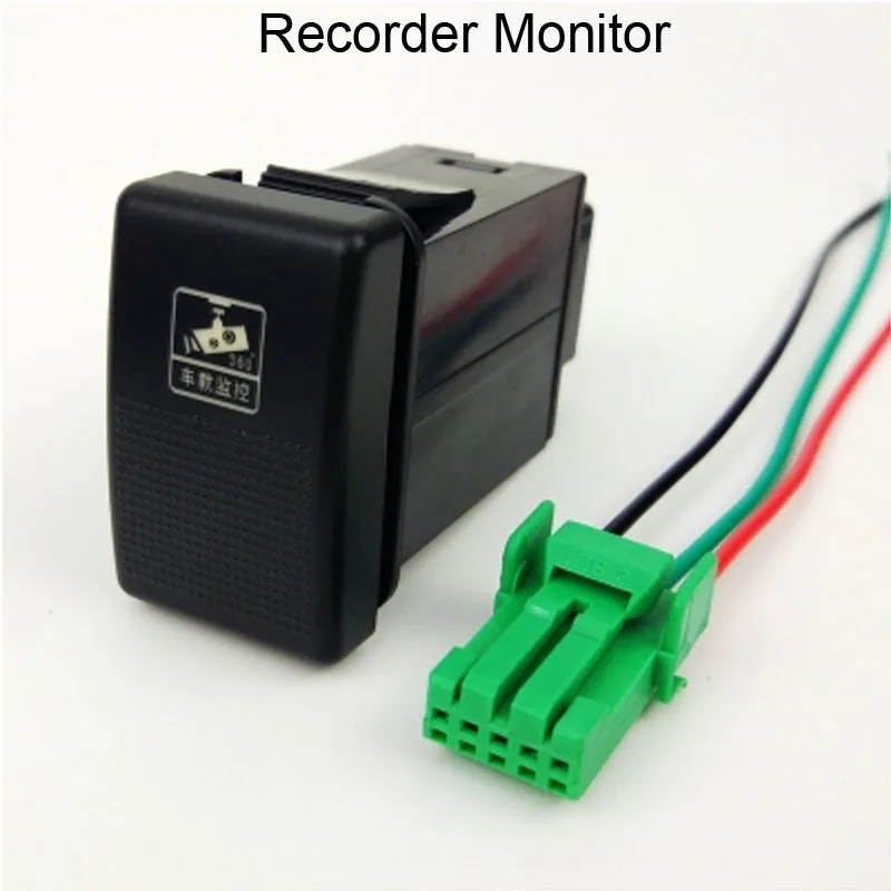 Recorder Monitor Светодиодный прожектор радарный датчик парковки камера рекордер монитор задняя кнопка переключателя соединительной линии провода для Mazda 6 - Цвет: Recorder Monitor