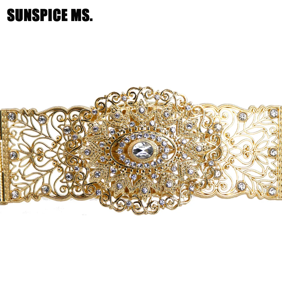 SUNSPICE-MS, Женская металлическая цепочка-пояс на талию, ювелирные изделия, золото, серебристый цвет регулируемый по длине, марокканский кафтан, свадебные ювелирные изделия для тела