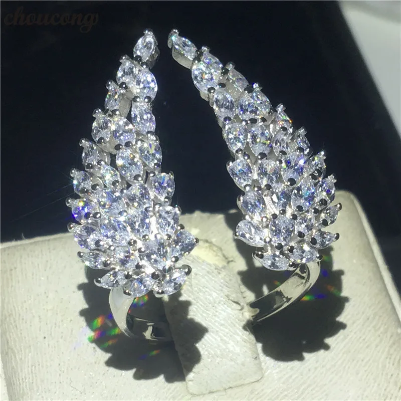 

Кольцо женское из серебра 925 пробы, с крыльями ангела
