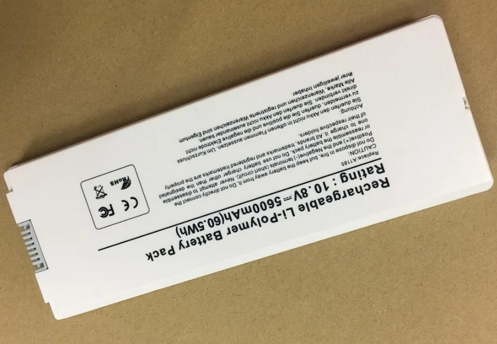 Аккумулятор для ноутбука A1185 MA561 APPLE MacBook 13 &quotA1181 MA254 MA255 MA699 MA700 MB061 */A MB062 белый |