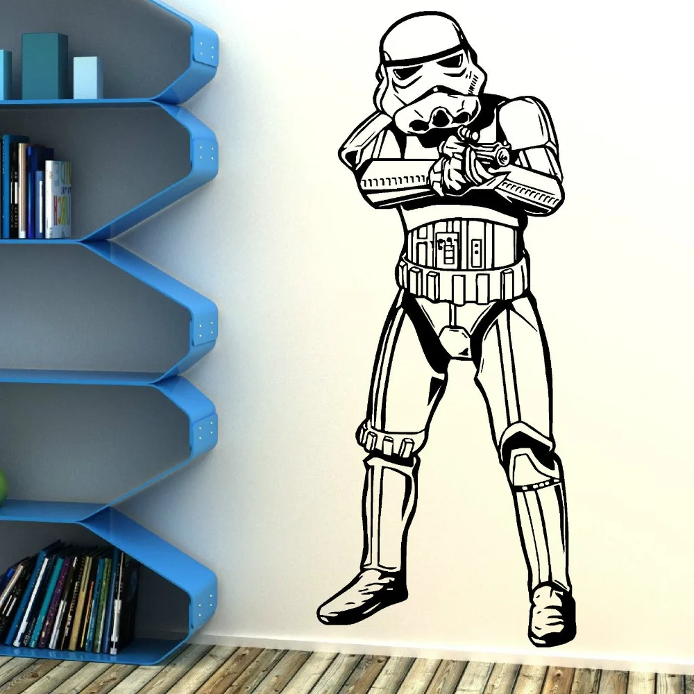 Штурмовик Звездные войны настенные виниловые наклейки для комнаты наклейка