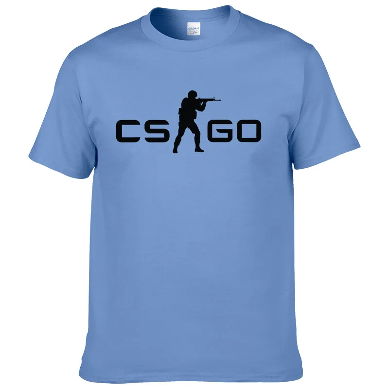 CS GO Gamers/Мужская и женская футболка новая летняя csgo для мужчин 100% хлопок высокое