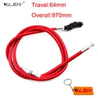 XLJOY красный кабель сцепления для 50cc 70cc 90cc 110cc 125cc CRF KLX TTR IMR YCF, SDG SSR KLX110 Pit Dirt Bike Motoorcycle