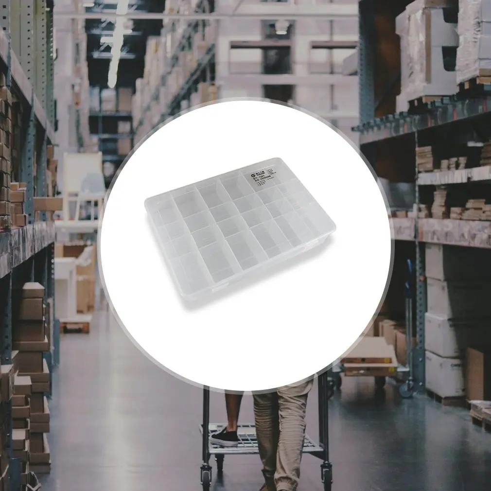 1201 Plastic Tool Box Transparent Toolbox Electronic Components Screw Storage Parts Boxes Wholesale | Инструменты