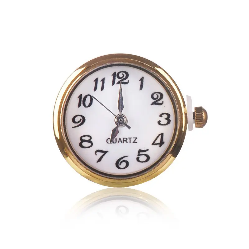 Новые ювелирные изделия с застежкой 18 мм круглые кварцевые часы подвеской для