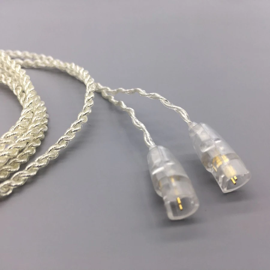 IE80 MMCX кабели для Shure SE215 SE535 UE TF10 для Sennheiser IE8 IE80 16 акций 5N посеребренные наушники гарнитура HIFI Провода Кабели - Цвет: IE80