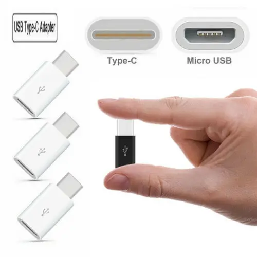 Micro USB Женский к 3 1 Type C Мужской конвертер кабель для передачи данных OTG