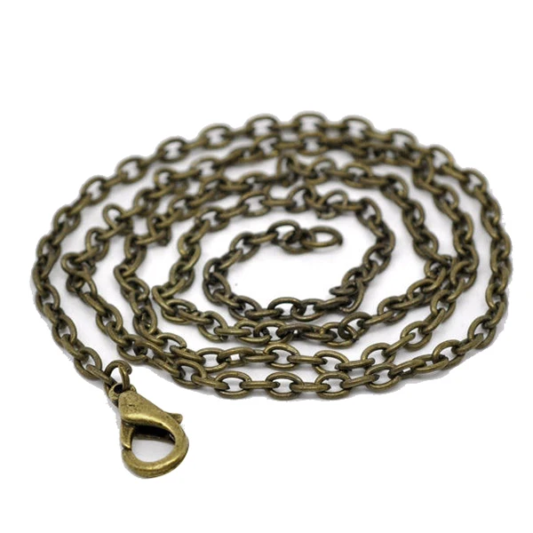 12x бронзовые 18 &quotЛобстер застежка с кольцом цепи ожерелья|chain necklace|necklace necklacebronze