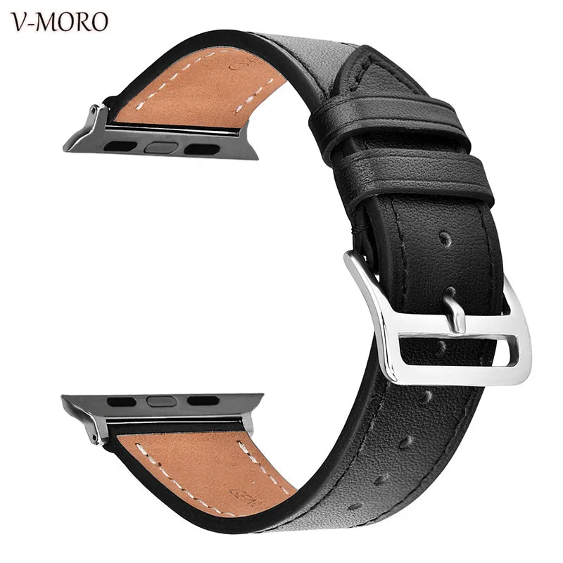 V-MORO 2017 новые часы ремни для Apple Watch 42 мм кожаный ремешок correas 38 iwatch серии 2 1 edition |