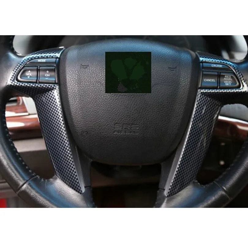 Для Honda Accord 8th 2008-2012 Автомобильный руль украшение ободок накладка наклейки автомобильные молдинги Стайлинг ABS