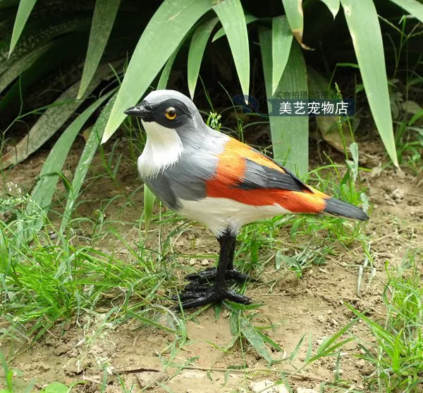 

Simulation bird polyethylene&furs bird model funny gift about 17cmx7cmx15cm