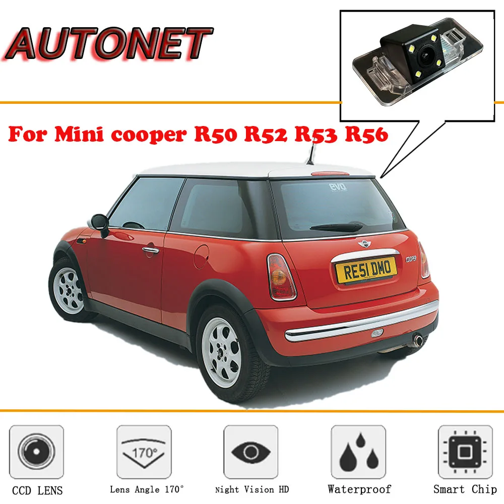 AUTONET камера заднего вида для Mini cooper R50 R52 R53 R56/CCD/ночное видение/обратная камера/резервная камера/камера номерного знака